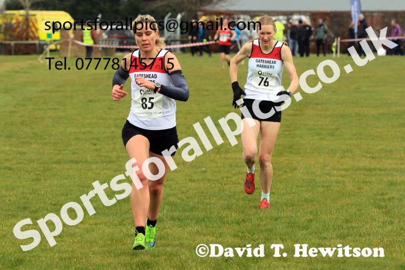 Womens 35+ and Mens 65+ 2023 NEMAA Cross Country, Croft Circuit, North Yorkshire. Photo: David T. Hewitson/Sports for All Pics
